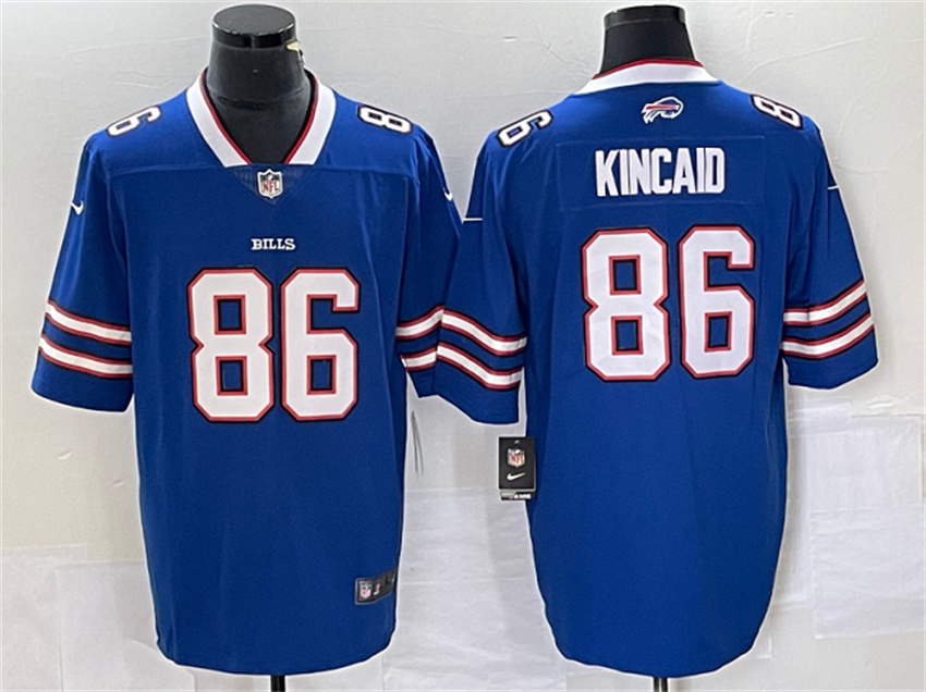 Men's Blue Buffalo Bills #86 Dalton Kincaid Vapor Untouchable Limited Stitched Football Jersey